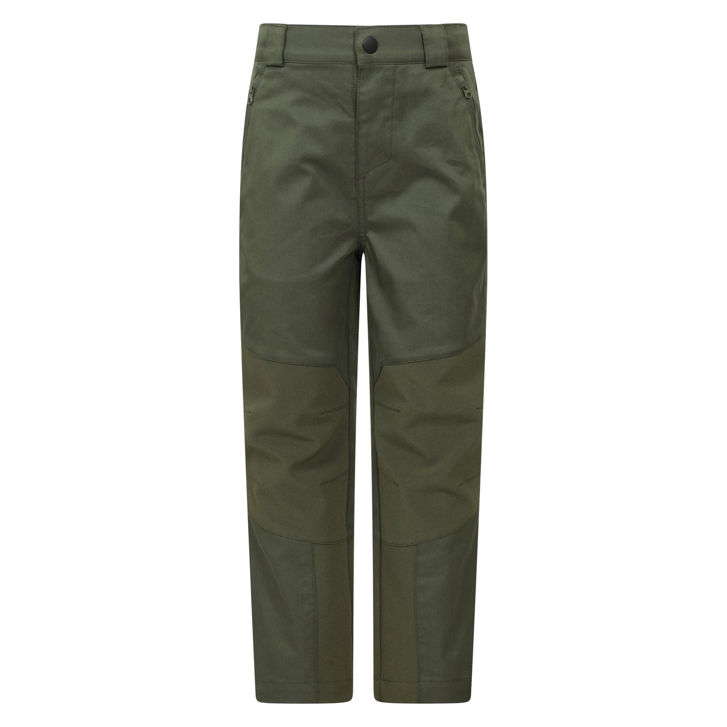 Khaki Green - Front - Mountain Warehouse Childrens-Kids Jungle Trekking Trousers