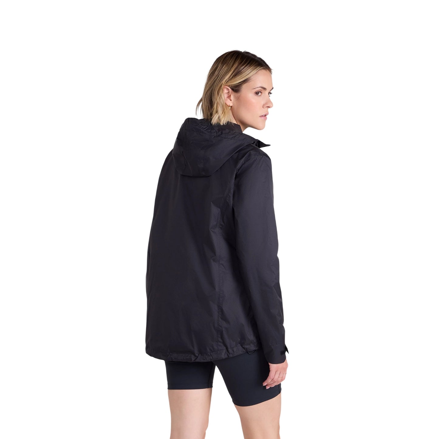 Black - Back - Animal Womens-Ladies Swerve Lightweight Waterproof Jacket