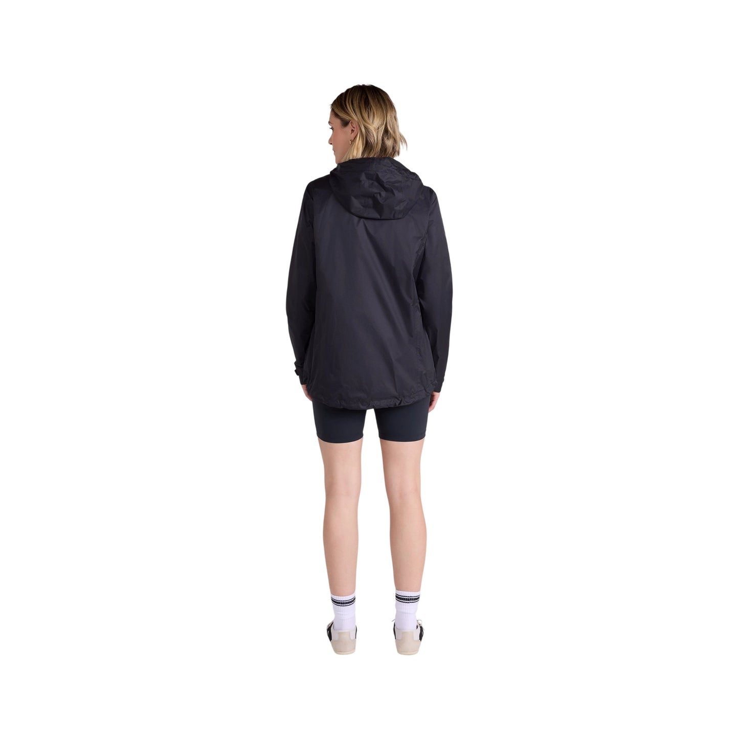 Black - Lifestyle - Animal Womens-Ladies Swerve Lightweight Waterproof Jacket