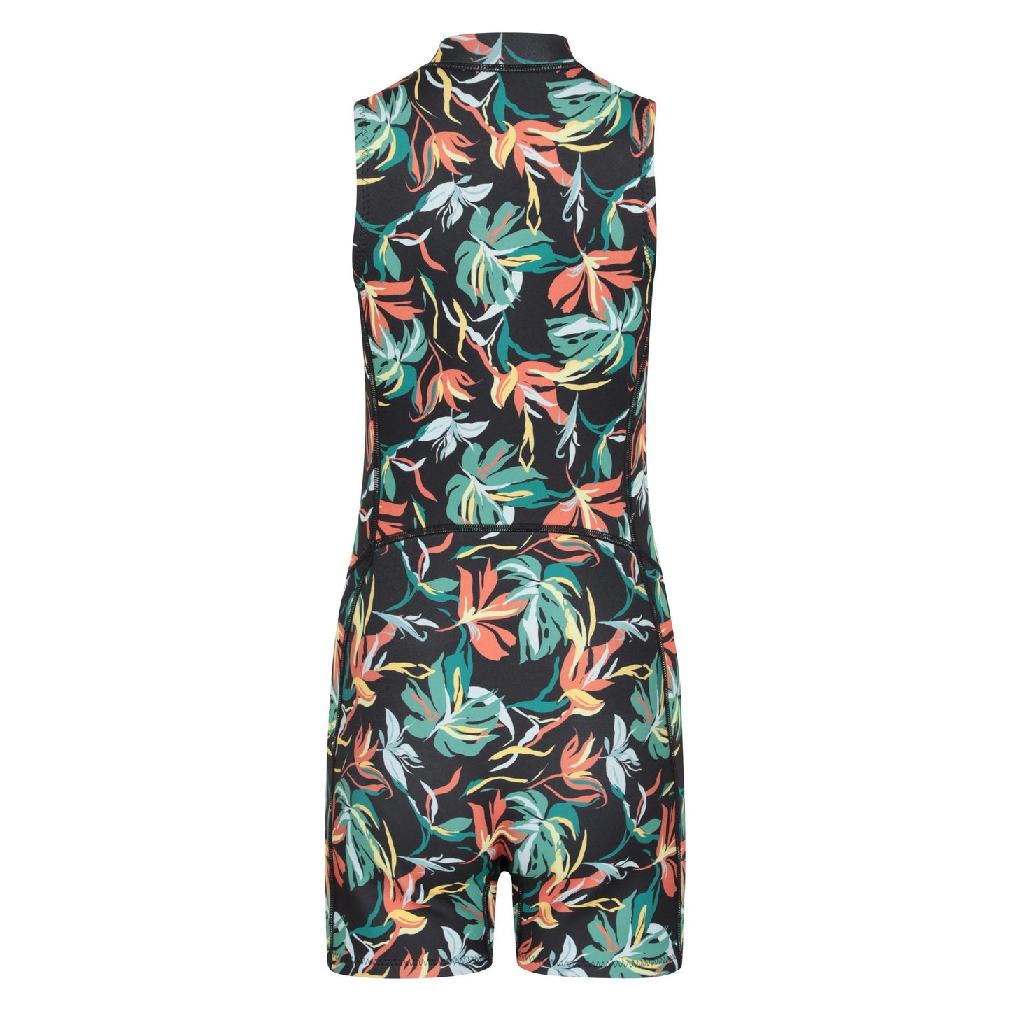 Green - Back - Mountain Warehouse Shorty Tropical Swimming Wetsuit