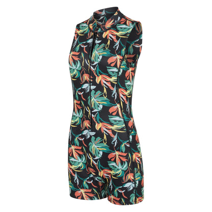 Green - Side - Mountain Warehouse Shorty Tropical Swimming Wetsuit