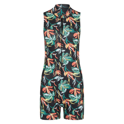 Green - Front - Mountain Warehouse Shorty Tropical Swimming Wetsuit