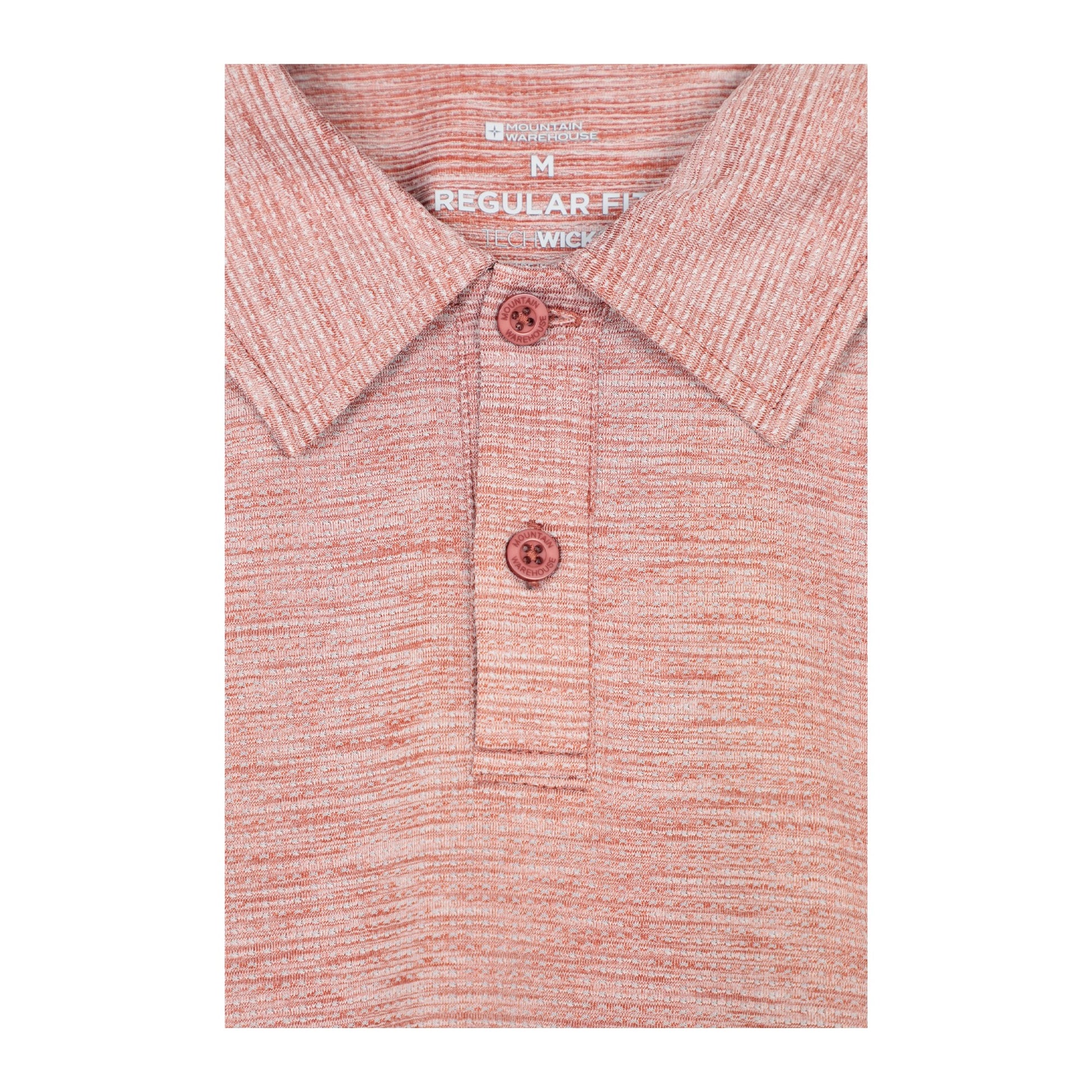Rust - Lifestyle - Mountain Warehouse Mens Nova Polo Shirt