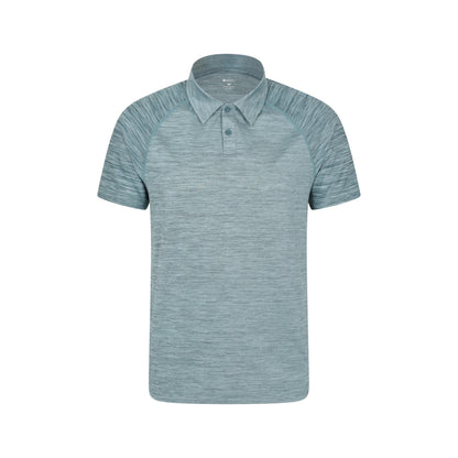 Blue - Front - Mountain Warehouse Mens Nova Polo Shirt