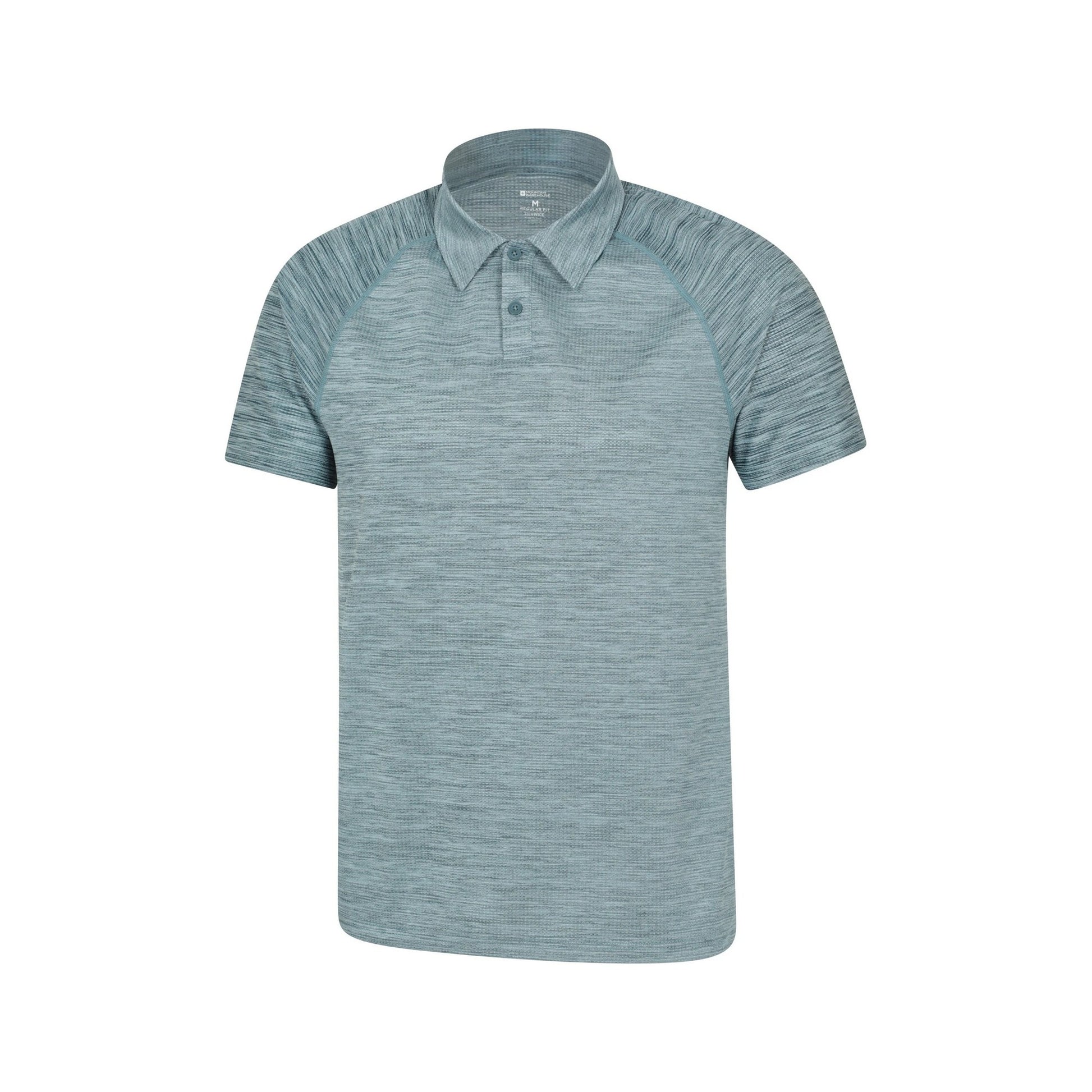 Blue - Side - Mountain Warehouse Mens Nova Polo Shirt