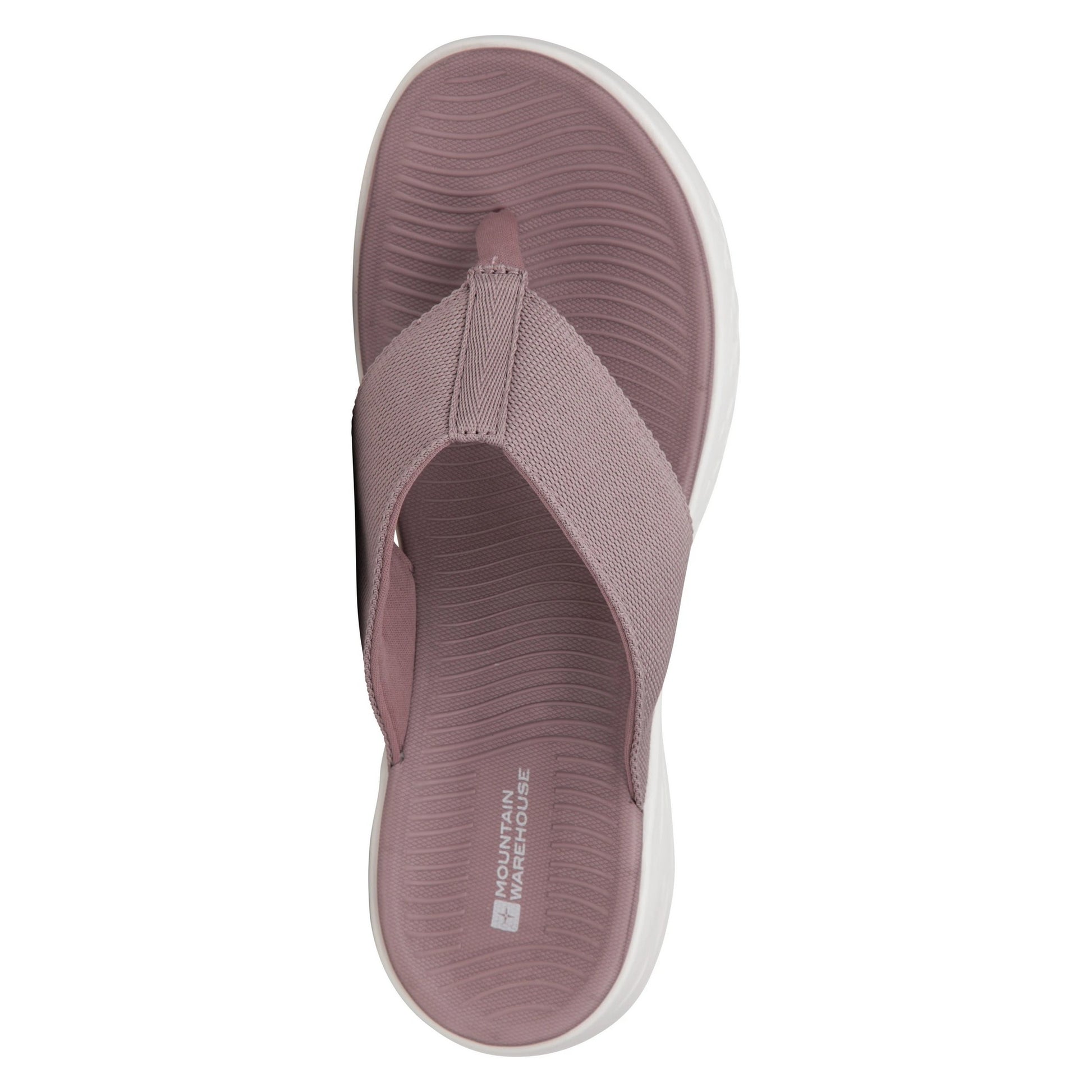 Dark Pink - Pack Shot - Mountain Warehouse Womens-Ladies Rest Comfort Flip Flops