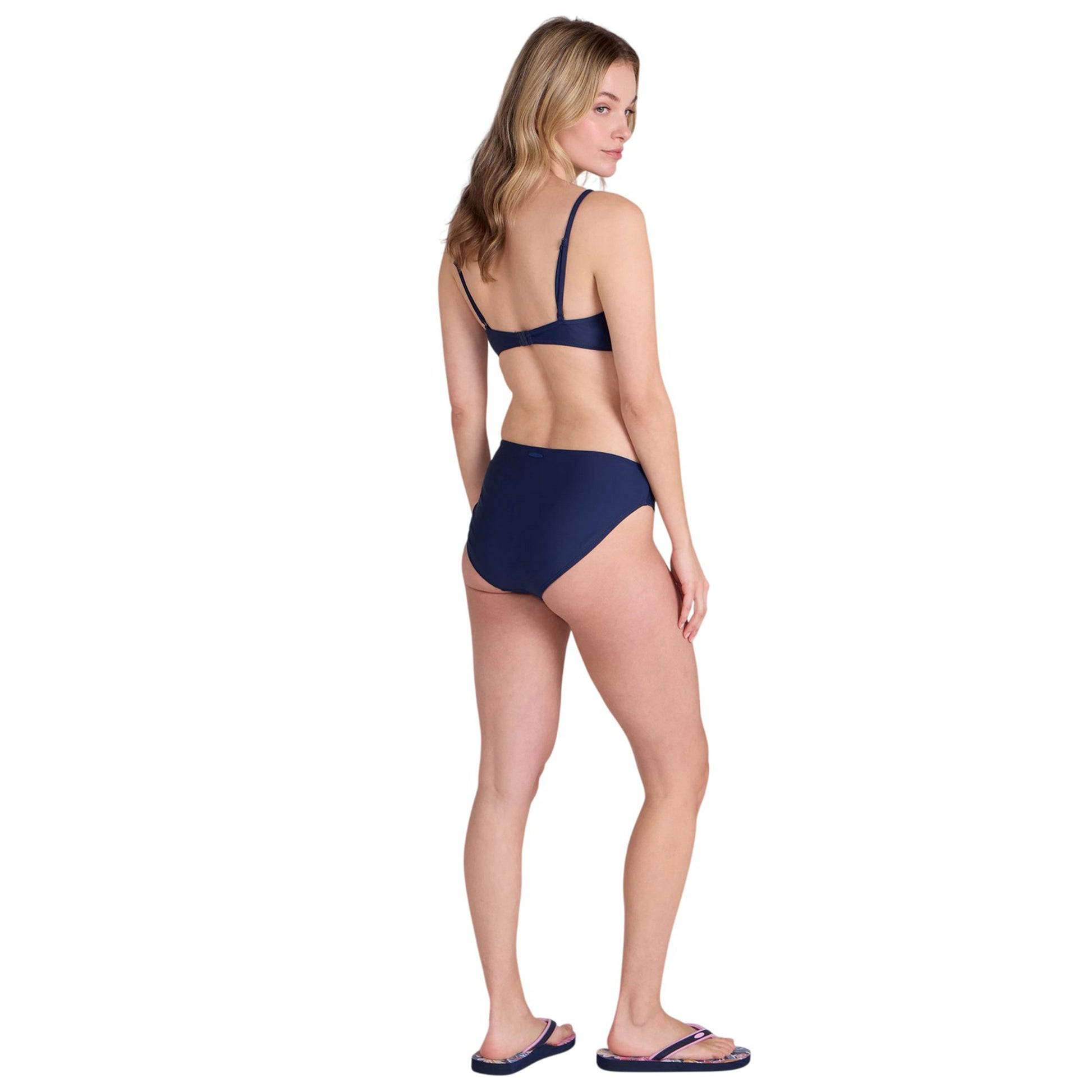 Dark Blue - Lifestyle - Animal Womens-Ladies Docks Plain Bikini Bottoms