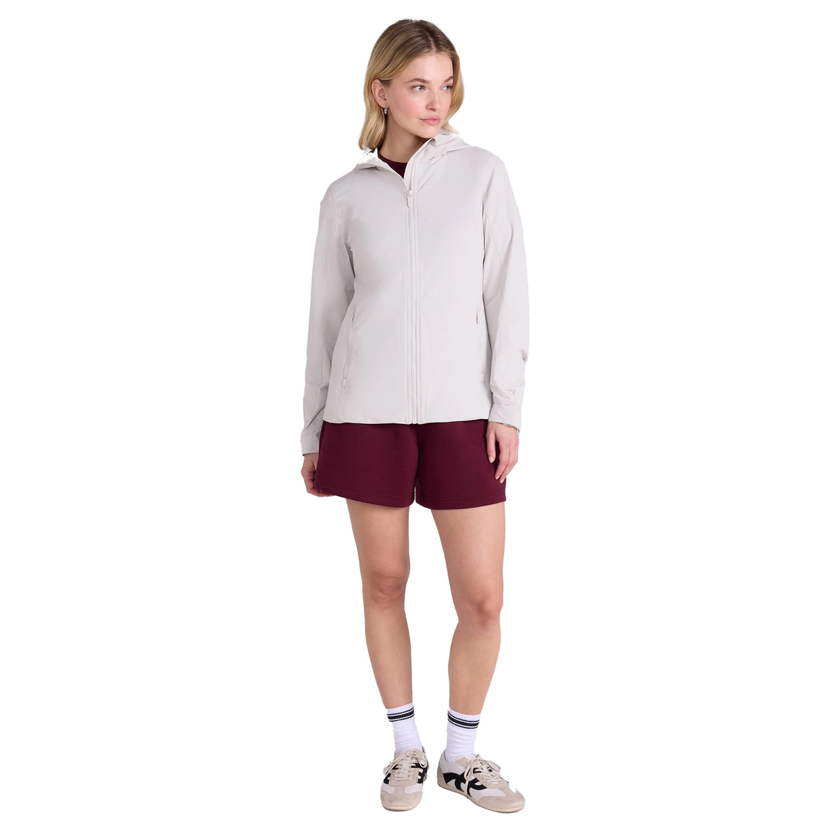 Light Beige - Side - Animal Womens-Ladies Torino Packable Jacket