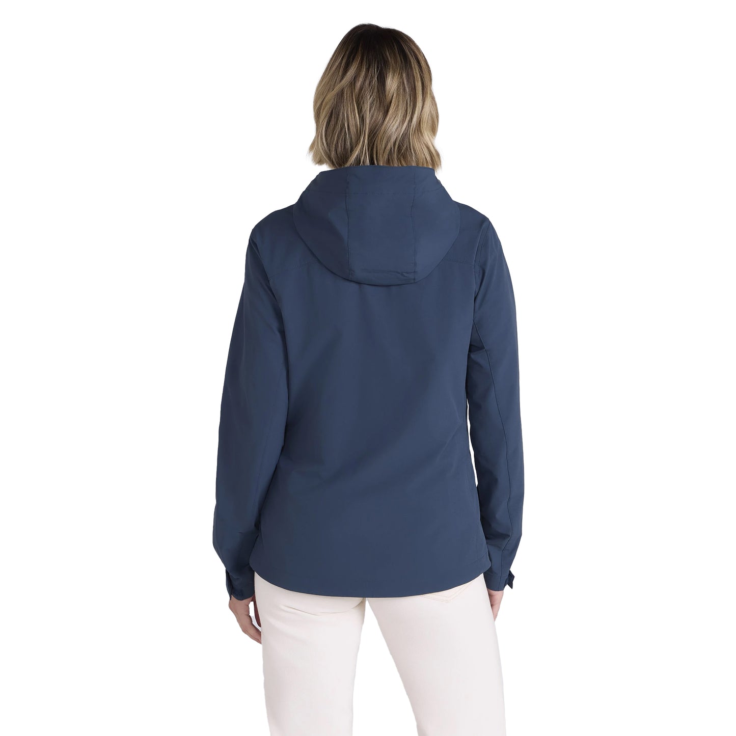 Navy - Back - Animal Womens-Ladies Torino Packable Jacket