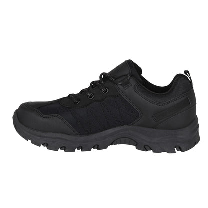 Black - Lifestyle - Mountain Warehouse Childrens-Kids Stampede Waterproof Walking Trainers