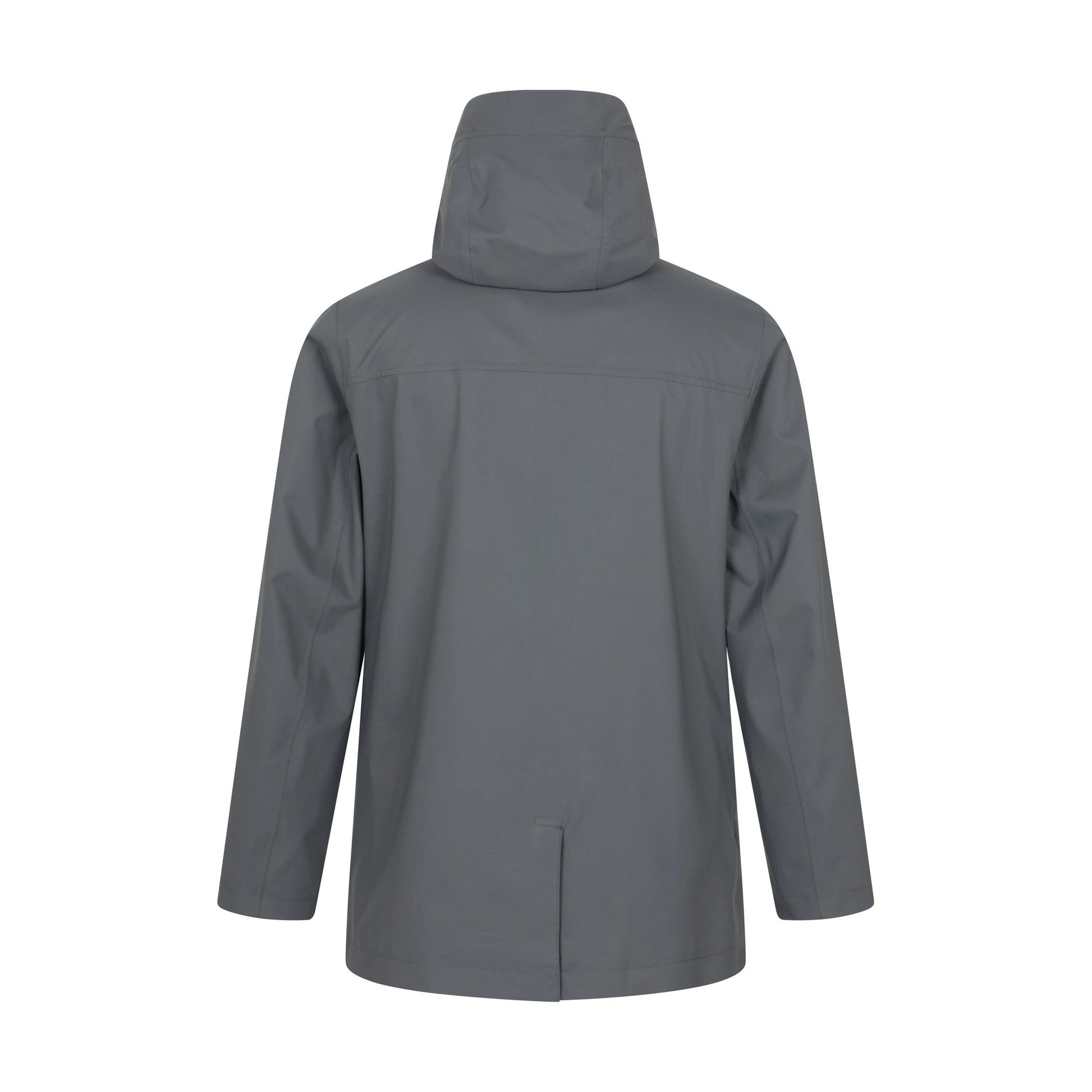 Grey - Back - Mountain Warehouse Mens Harbour Waterproof Jacket