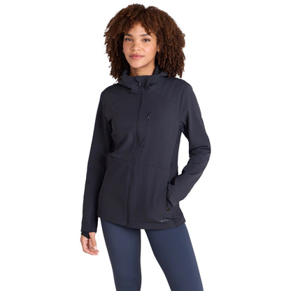 Black - Side - Animal Womens-Ladies Solstice Active Soft Shell Jacket