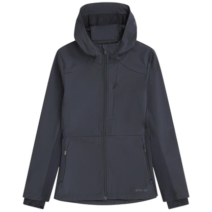 Black - Front - Animal Womens-Ladies Solstice Active Soft Shell Jacket