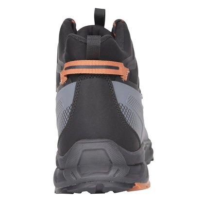 Black - Back - Mountain Warehouse Mens Crusade Leather Waterproof Walking Boots