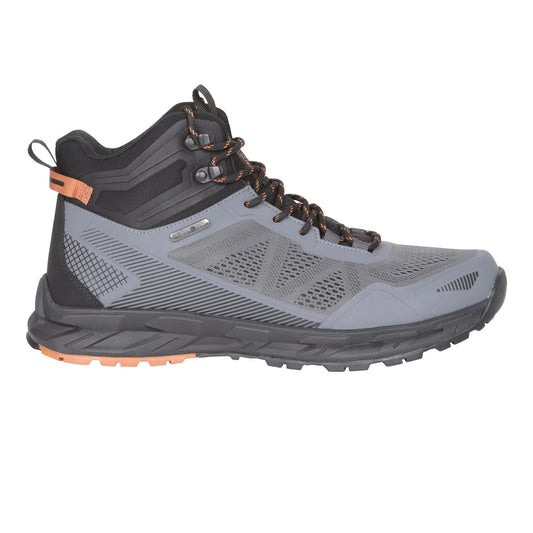 Black - Front - Mountain Warehouse Mens Crusade Leather Waterproof Walking Boots
