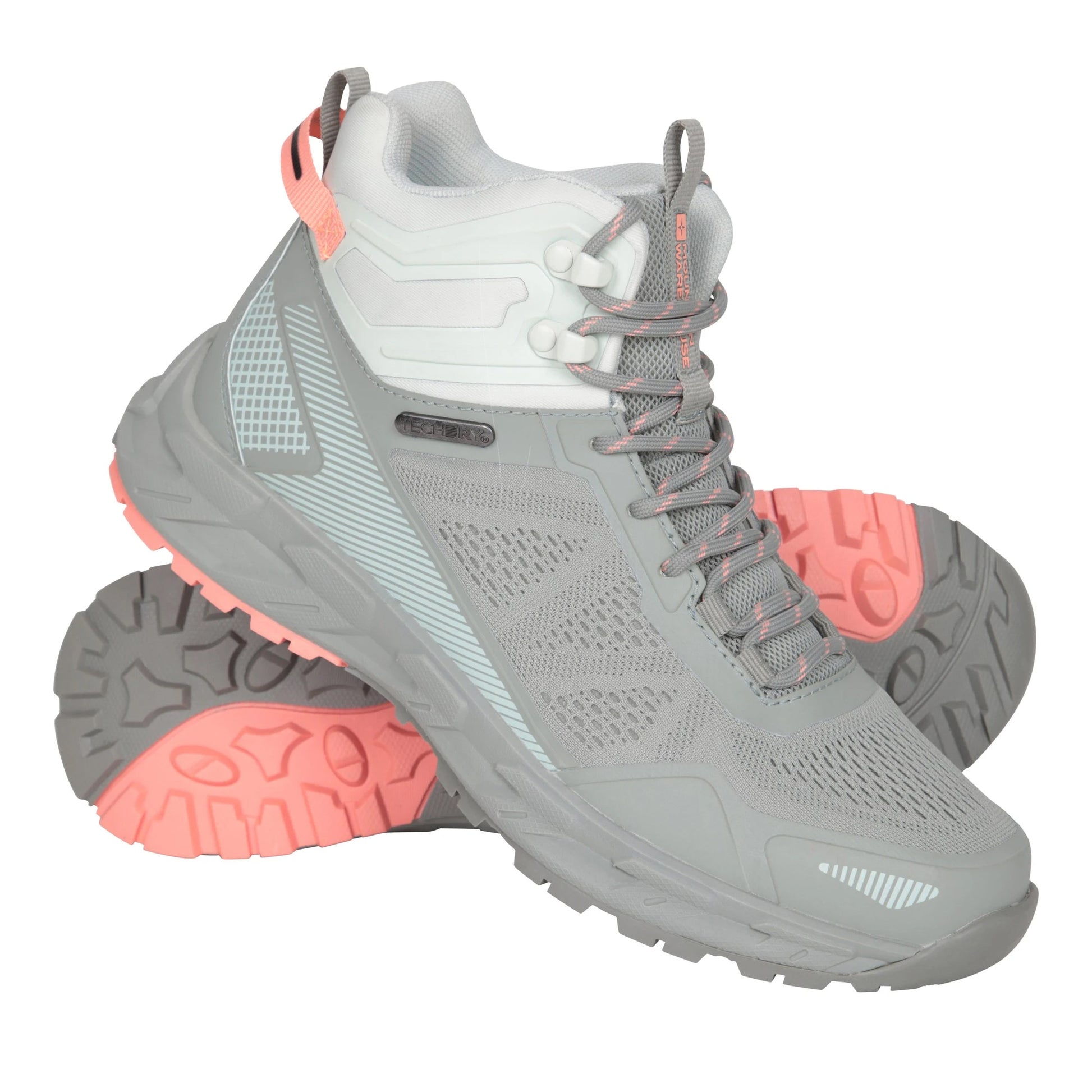 Pale Green - Pack Shot - Mountain Warehouse Womens-Ladies Crusade Lightweight Waterproof Boots
