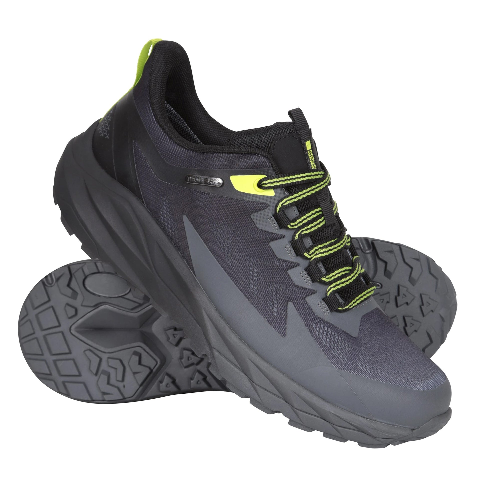 Black - Close up - Mountain Warehouse Mens Andes Waterproof Active Trainers