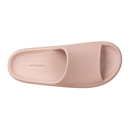 Light Pink - Side - Animal Womens-Ladies Poolside Sliders