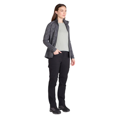 Black - Side - Mountain Warehouse Womens-Ladies Conniston Zip-Off Trousers
