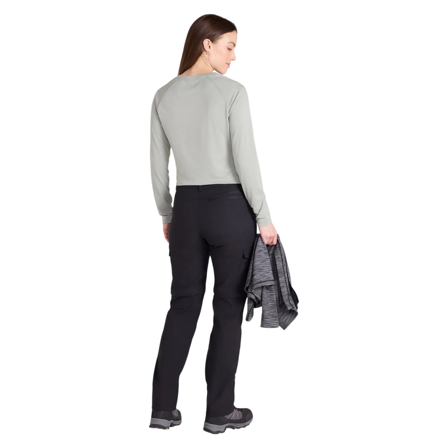 Black - Lifestyle - Mountain Warehouse Womens-Ladies Conniston Zip-Off Trousers