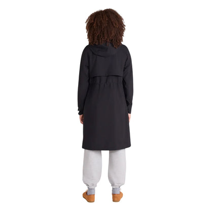 Black - Lifestyle - Animal Womens-Ladies Jade Long Length Waterproof Jacket
