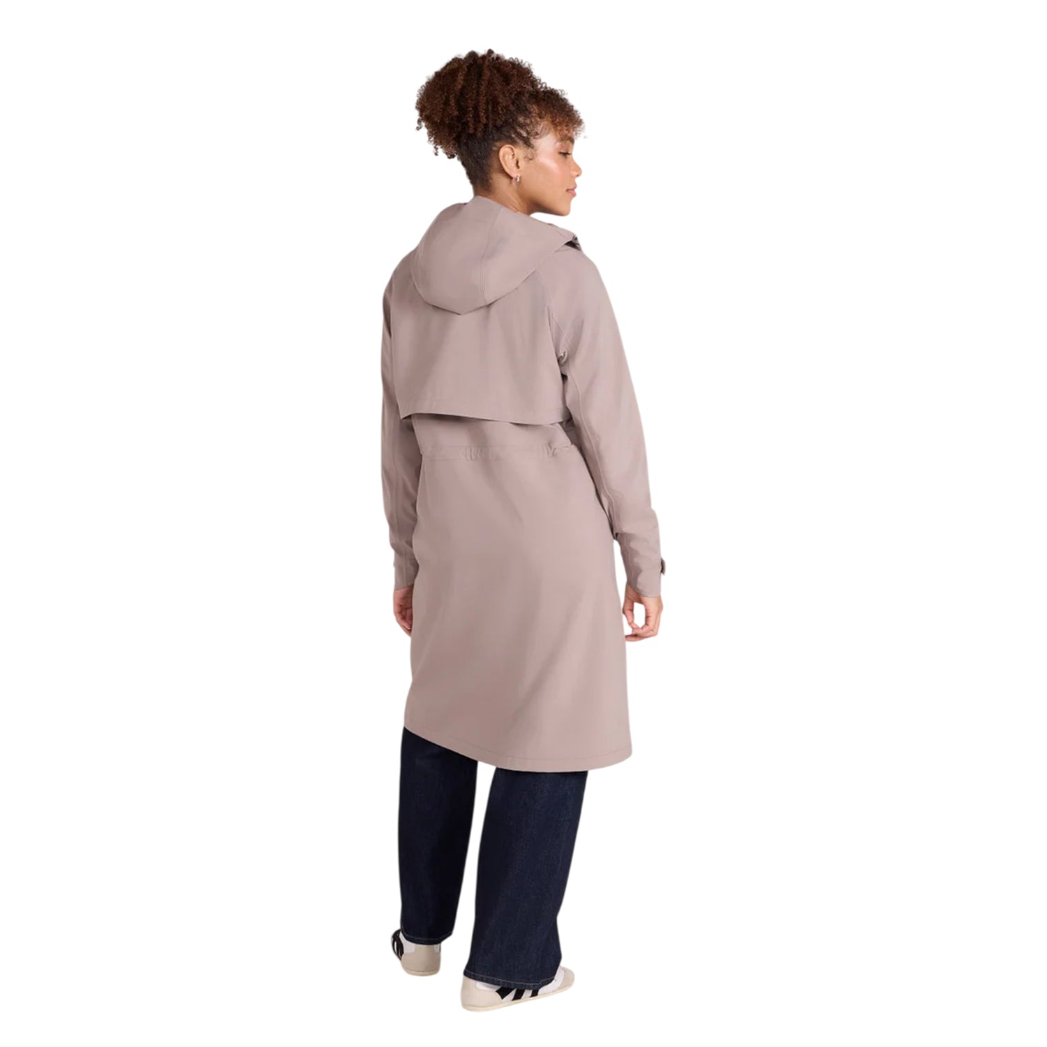 Taupe - Lifestyle - Animal Womens-Ladies Jade Long Length Waterproof Jacket