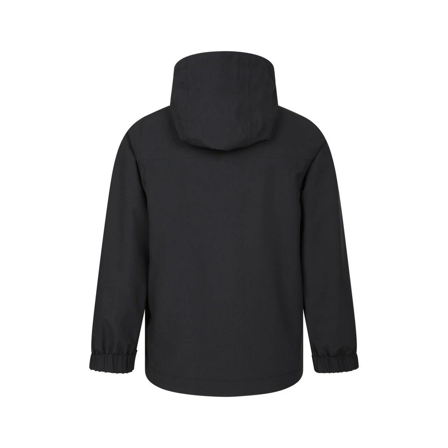 Black - Back - Mountain Warehouse Childrens-Kids Rain Rover Waterproof Jacket