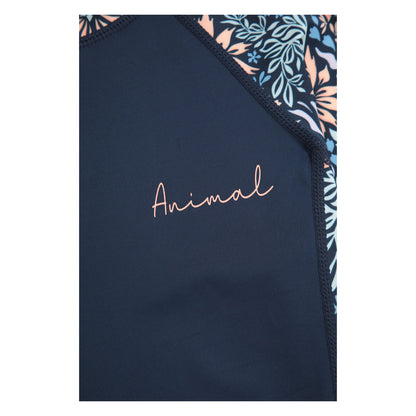 Navy - Lifestyle - Animal Girls Lillie Floral Rash Guard