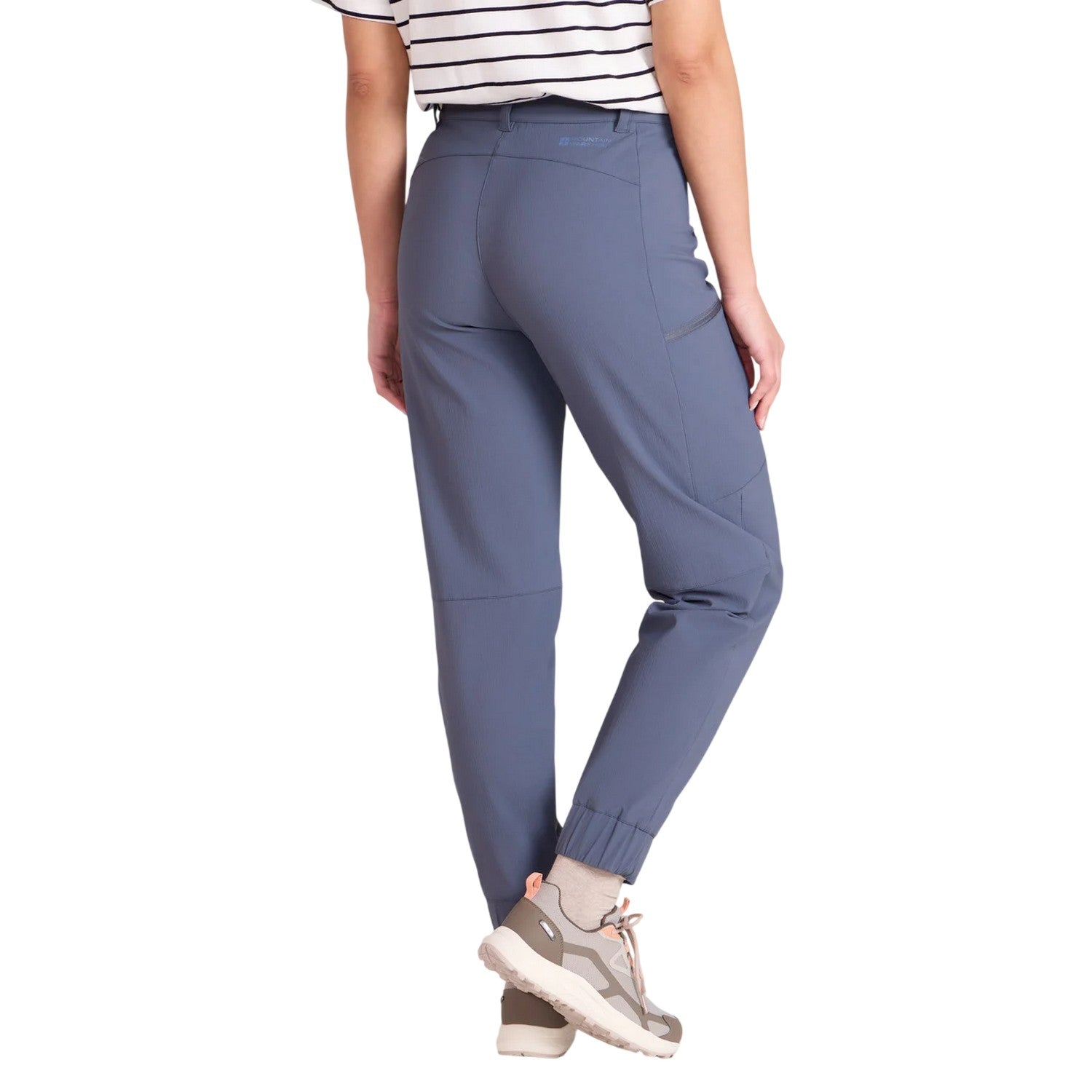 Navy - Pack Shot - Mountain Warehouse Womens-Ladies Ridge Barrel Hiking Trousers