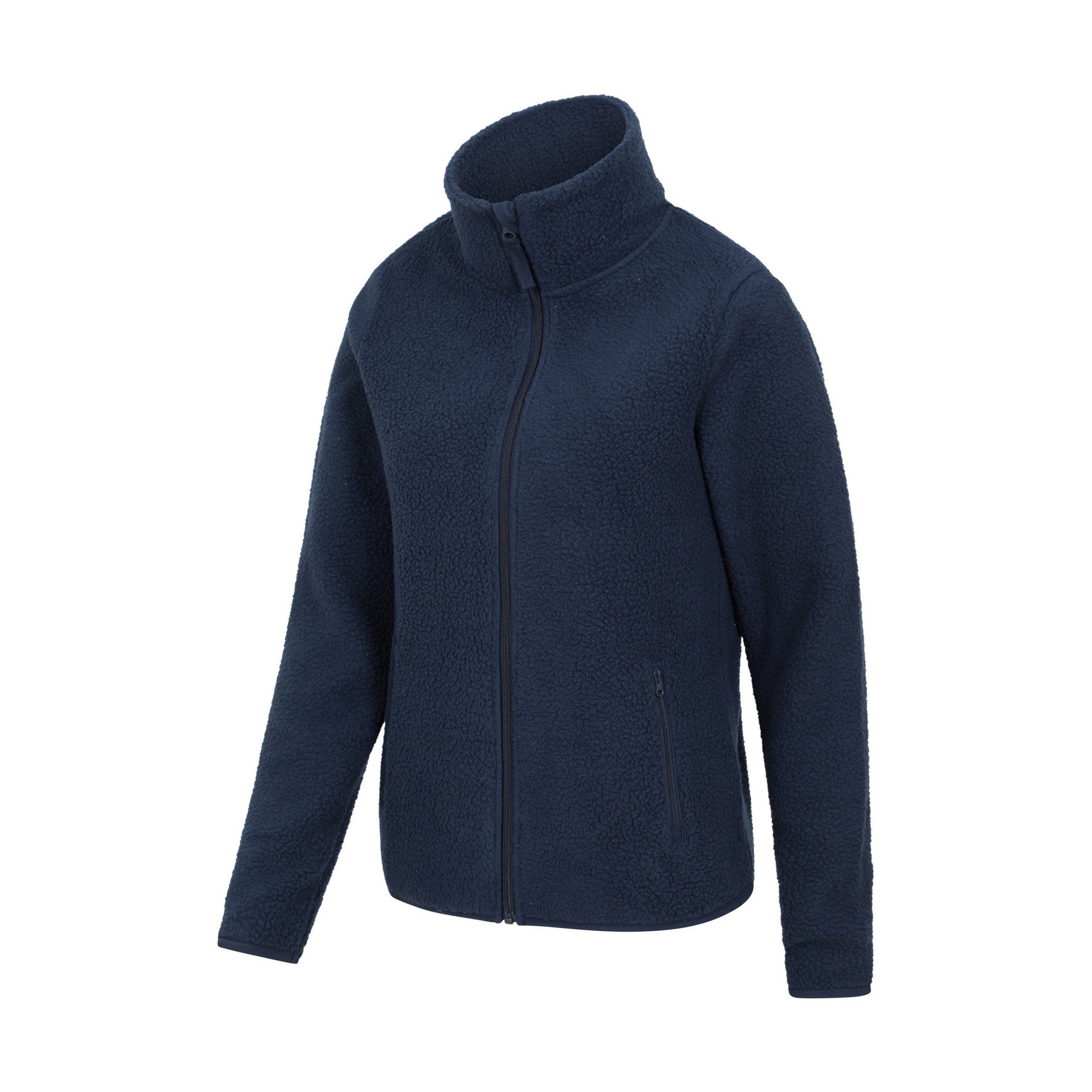 Dark Blue - Back - Mountain Warehouse Womens-Ladies Cosmos Recycled Fleece Jacket