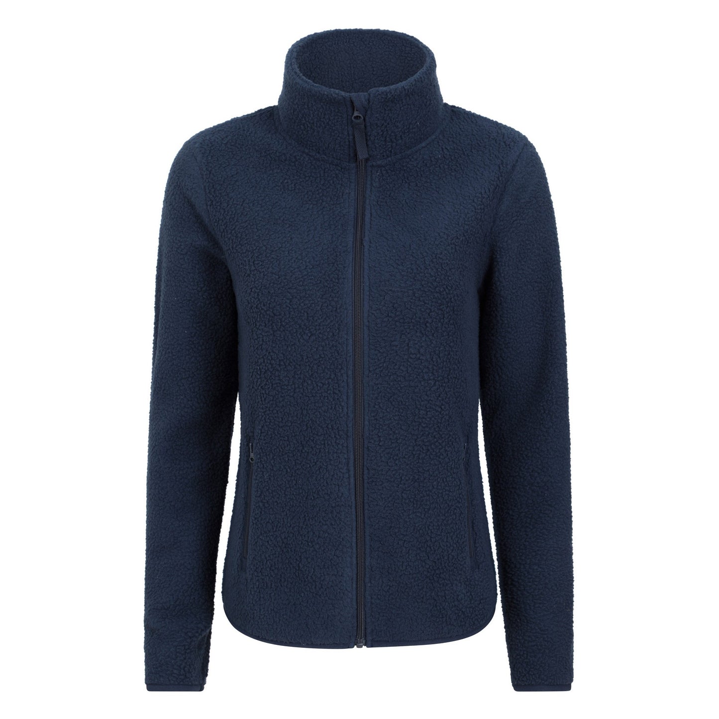 Dark Blue - Front - Mountain Warehouse Womens-Ladies Cosmos Recycled Fleece Jacket