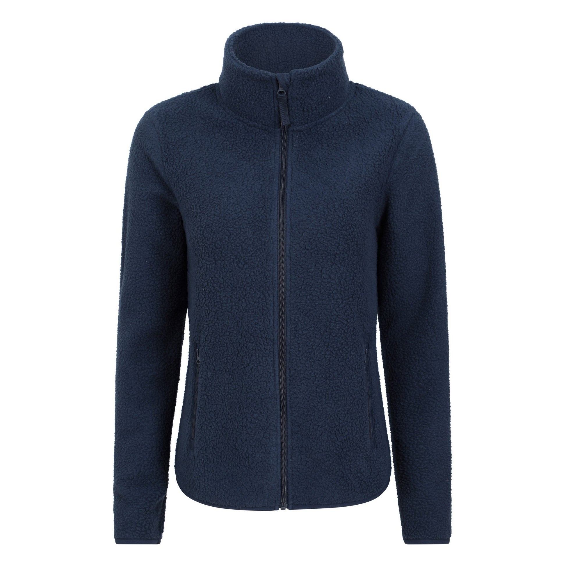 Dark Blue - Front - Mountain Warehouse Womens-Ladies Cosmos Recycled Fleece Jacket
