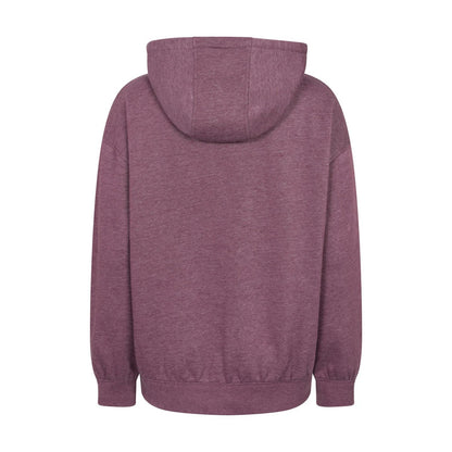 Burgundy - Back - Mountain Warehouse Womens-Ladies Winding Trek Relaxed Fit Hoodie