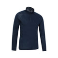 Navy - Back - Mountain Warehouse Mens Merino II Base Layer Top