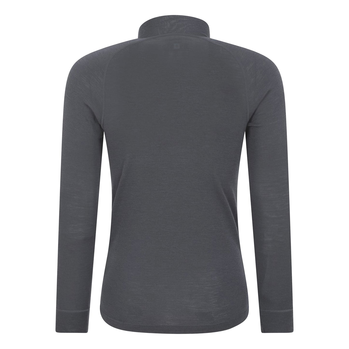 Grey - Back - Mountain Warehouse Mens Merino II Base Layer Top