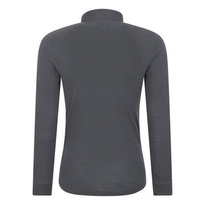 Grey - Back - Mountain Warehouse Mens Merino II Base Layer Top