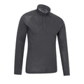 Grey - Back - Mountain Warehouse Mens Merino II Base Layer Top