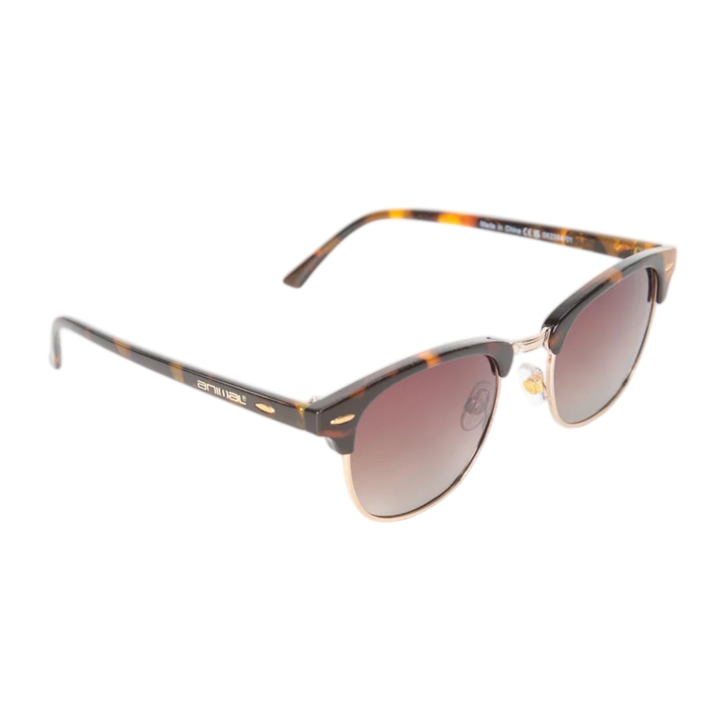 Tan - Side - Animal Womens-Ladies Evelyn Polarised Sunglasses