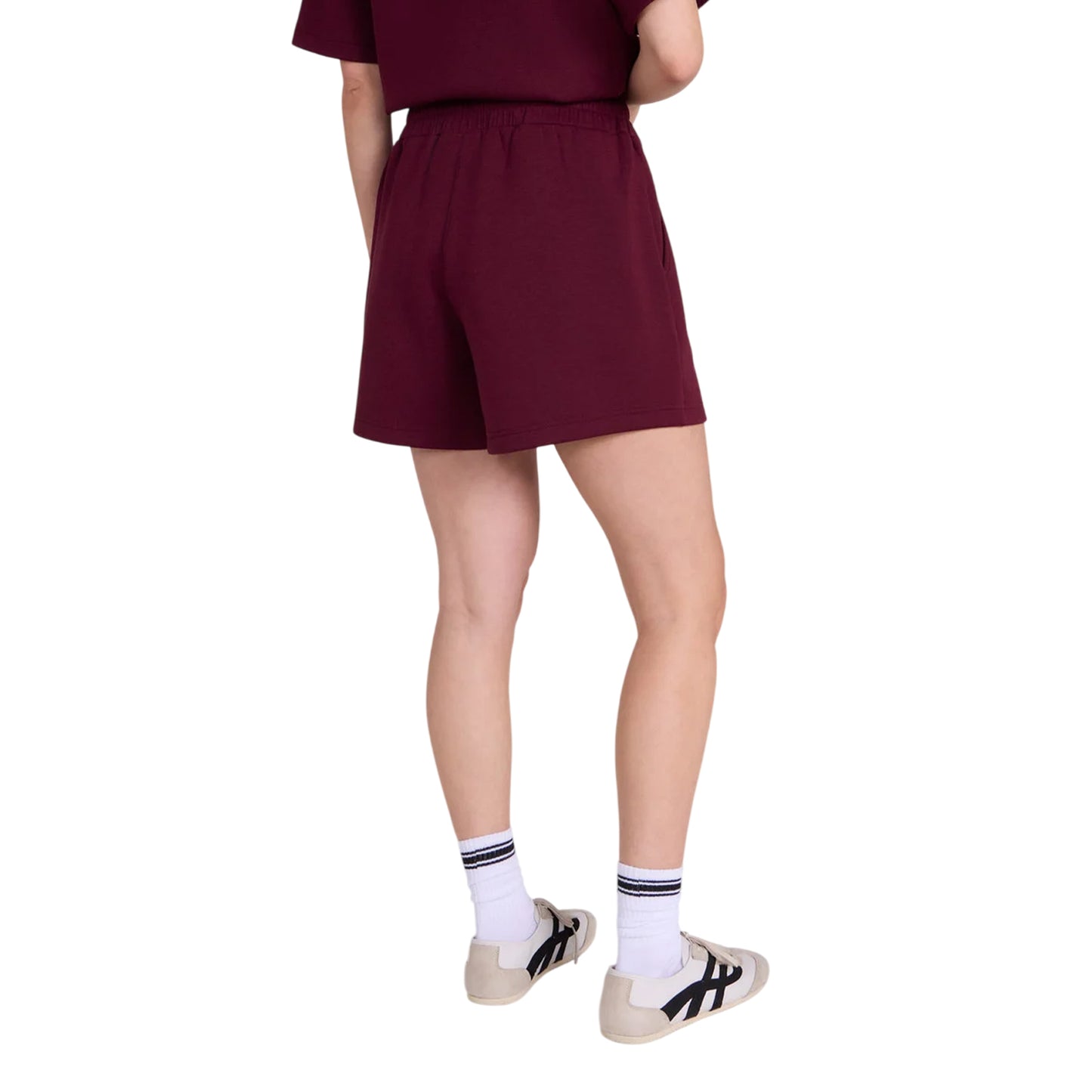 Burgundy - Back - Animal Womens-Ladies Cora Travel Shorts