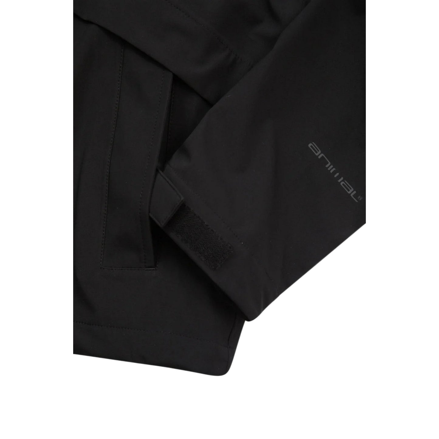 Black - Side - Animal Womens-Ladies Finn Waterproof Jacket
