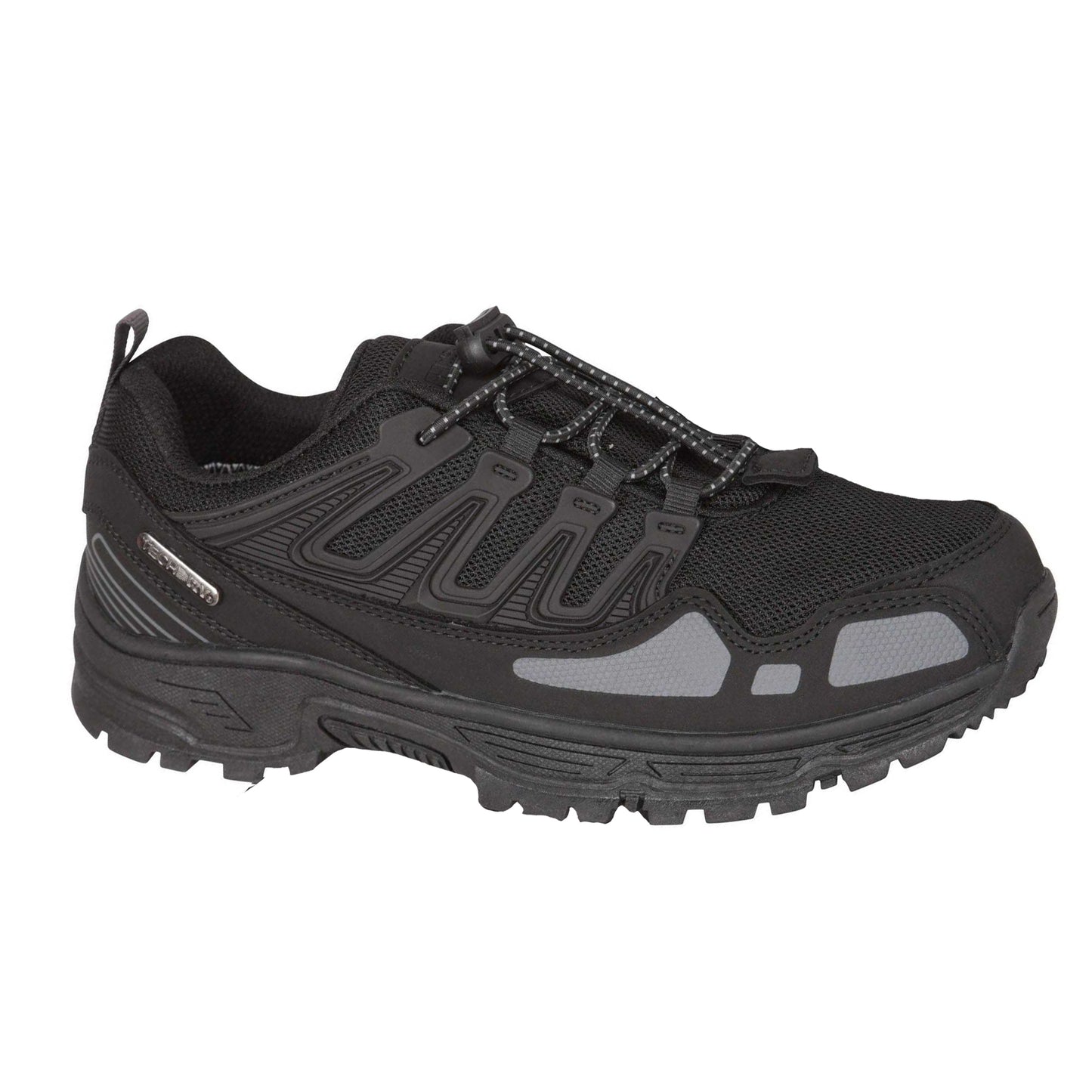 Black - Front - Mountain Warehouse Childrens-Kids Charge Waterproof Walking Boots
