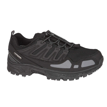 Black - Front - Mountain Warehouse Childrens-Kids Charge Waterproof Walking Boots