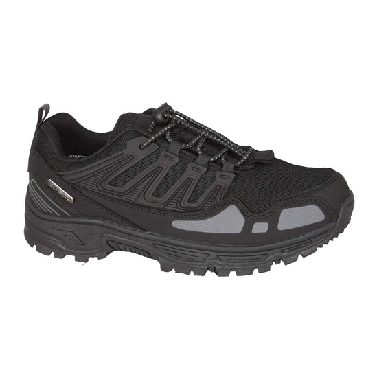 Black - Front - Mountain Warehouse Childrens-Kids Charge Waterproof Walking Boots