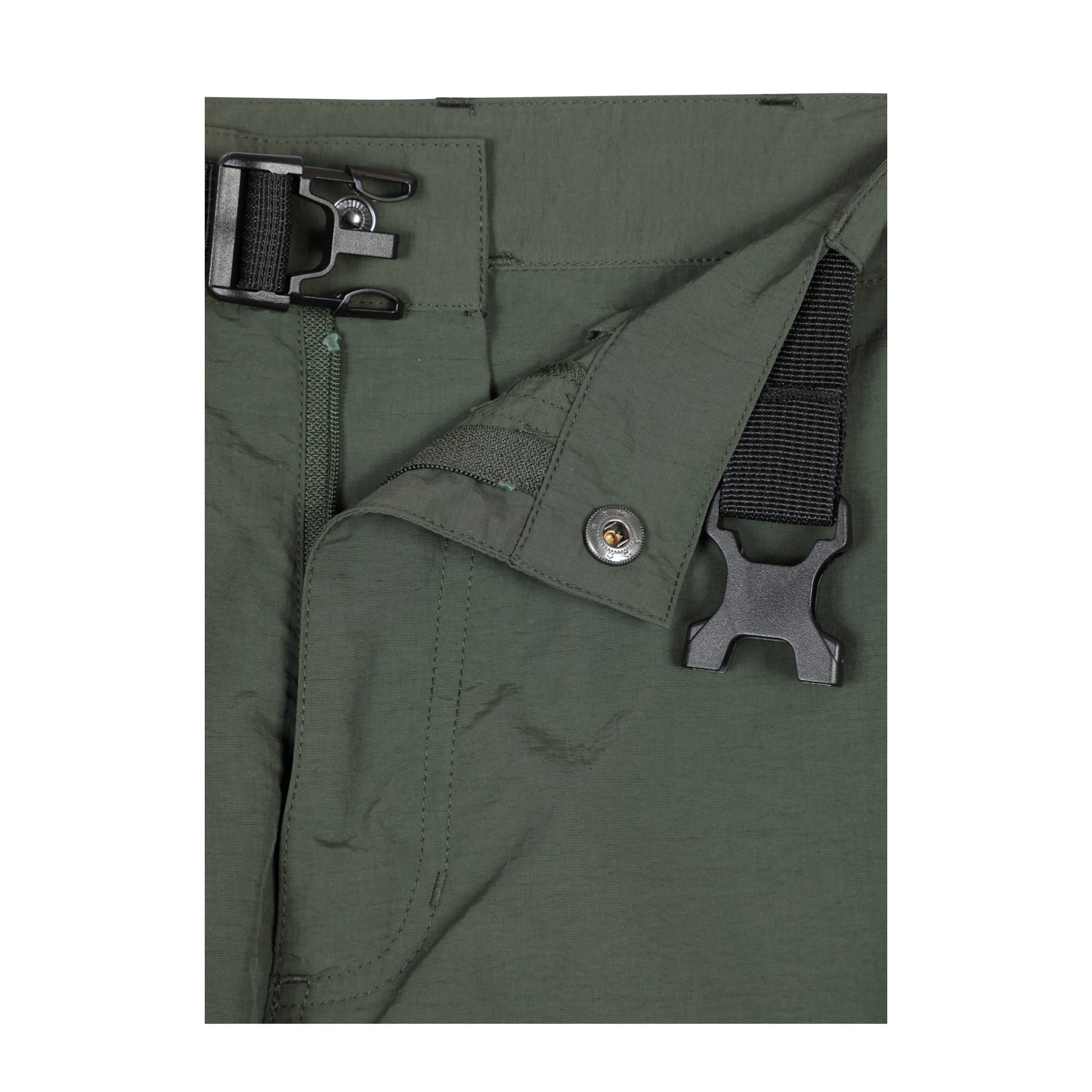 Khaki Green - Lifestyle - Mountain Warehouse Mens Saunter Belted Cargo Shorts