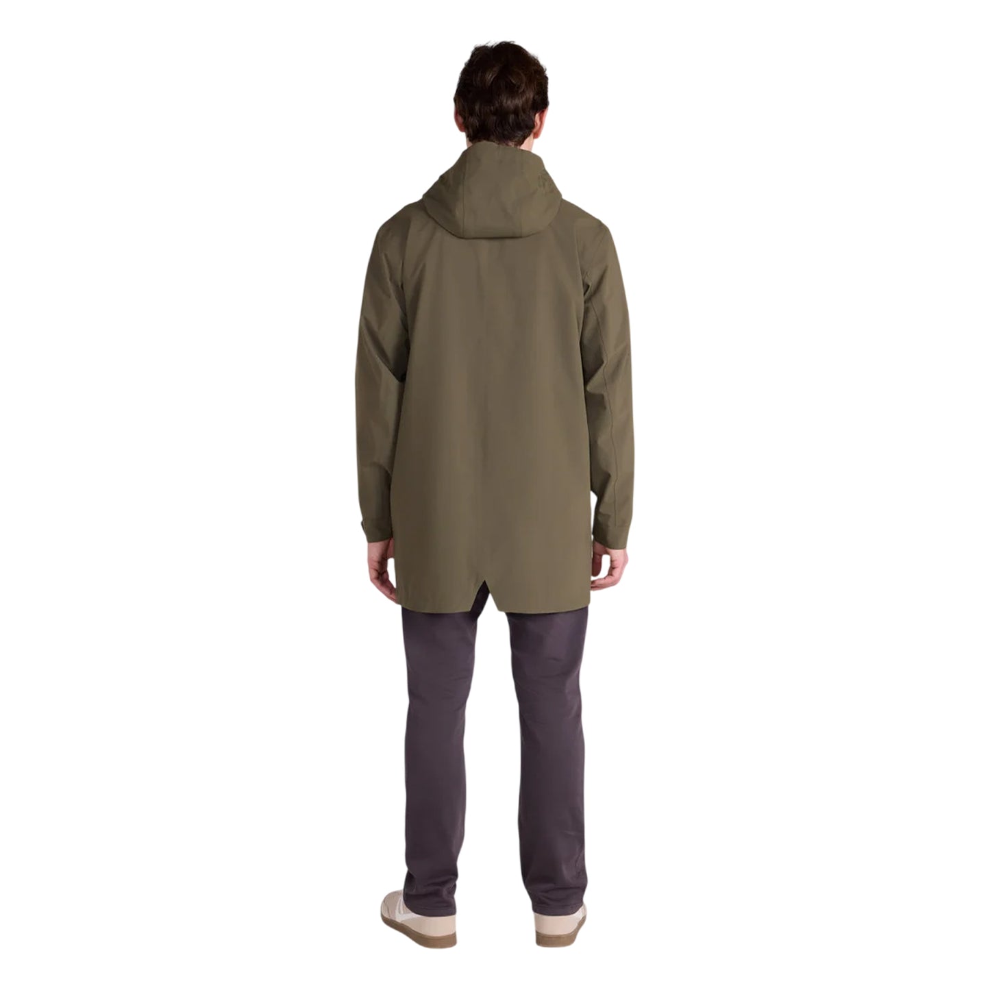 Khaki Green - Lifestyle - Animal Mens Hyde Long Waterproof Jacket
