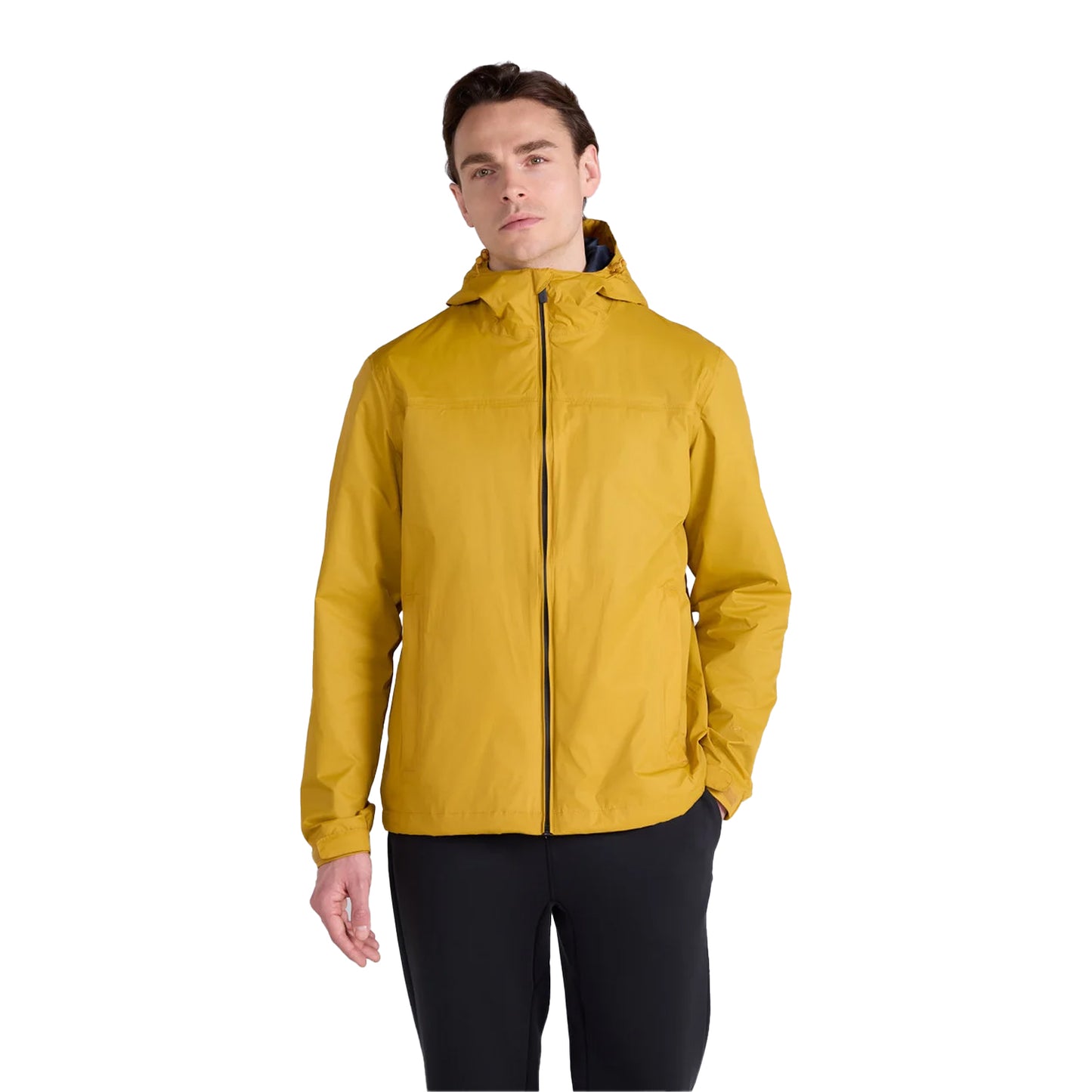 Mustard - Front - Animal Mens Torrent Lightweight Waterproof Jacket