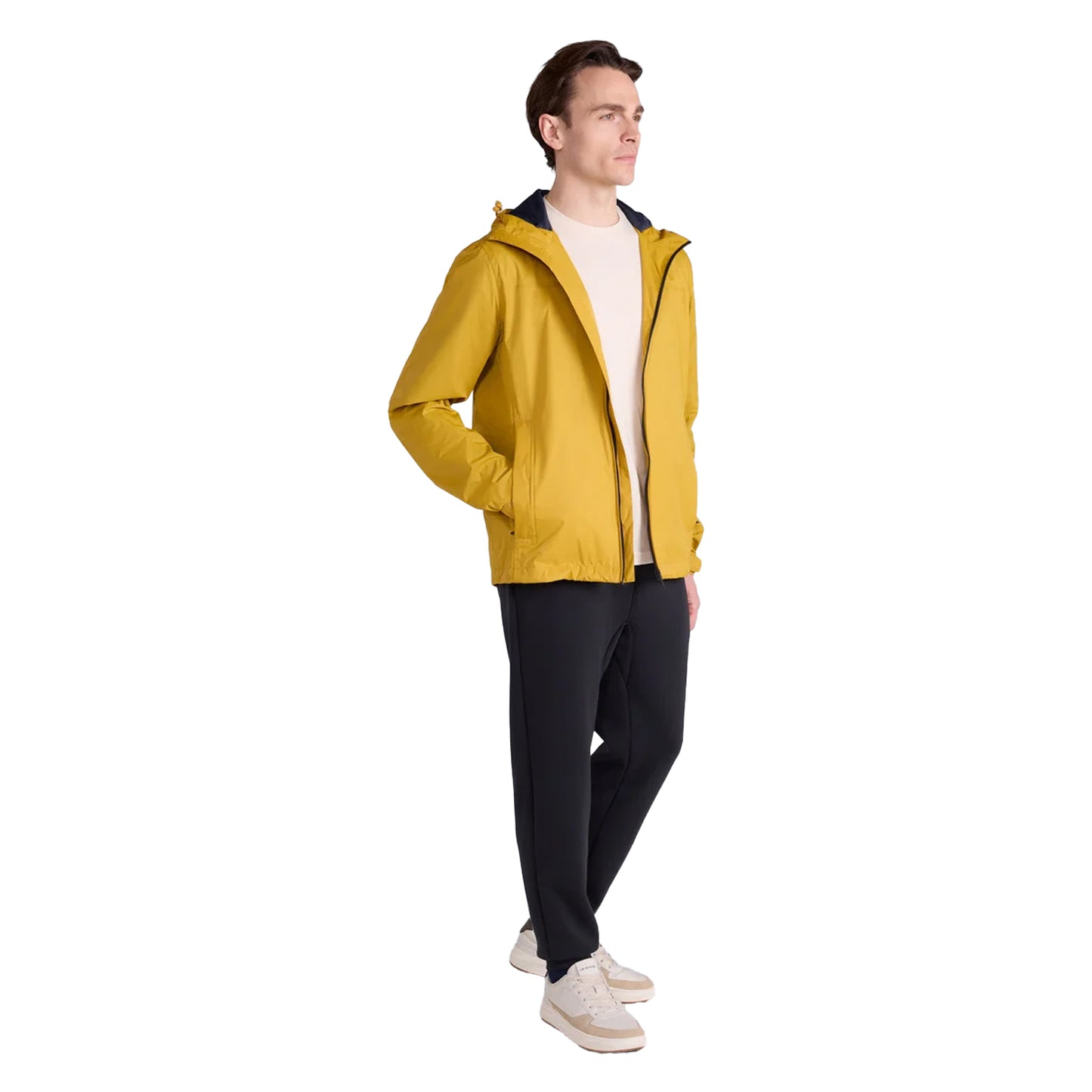 Mustard - Side - Animal Mens Torrent Lightweight Waterproof Jacket