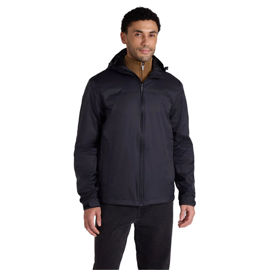 Black - Front - Animal Mens Torrent Lightweight Waterproof Jacket