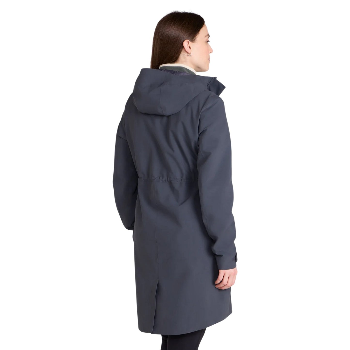 Charcoal - Back - Mountain Warehouse Womens-Ladies Harbour Waterproof Parka