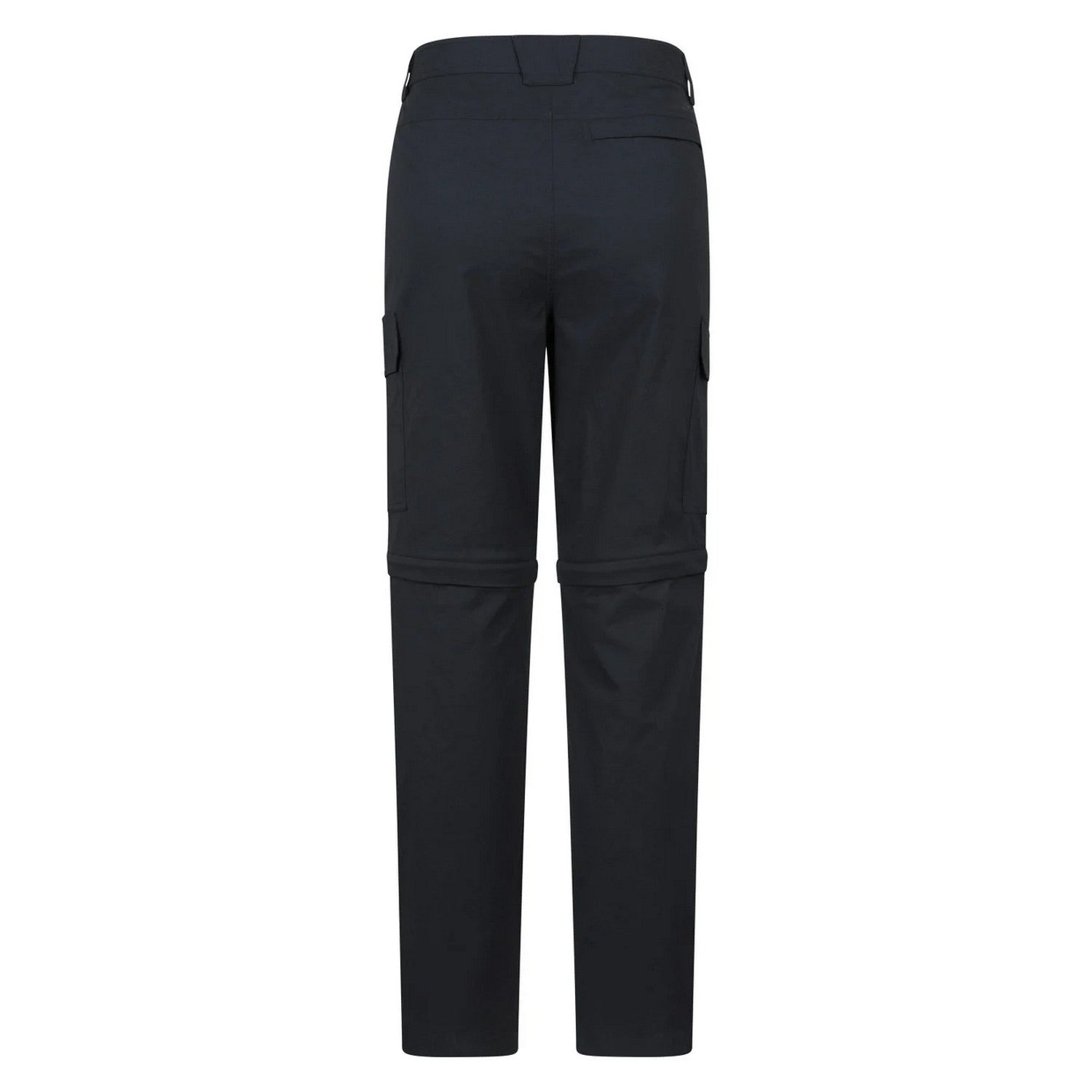 Black - Back - Mountain Warehouse Mens Delta Stretch Zip-Off Trousers